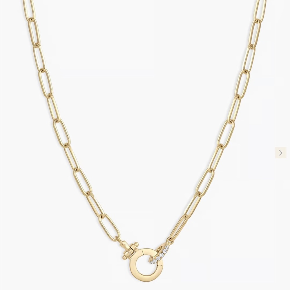 Gorjana 14k gold Diamond Parker Necklace